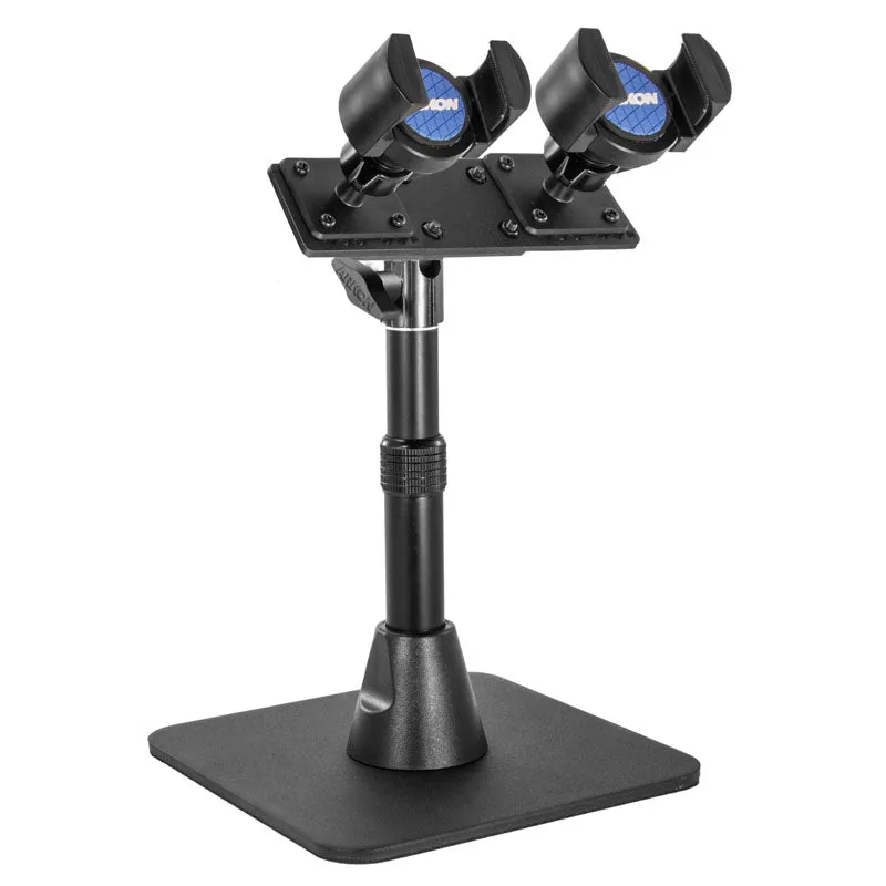 TW Broadcaster Pro Stand - Dual RoadVise® Phone Desk Stand for Live Streaming Instagram Facebook Live