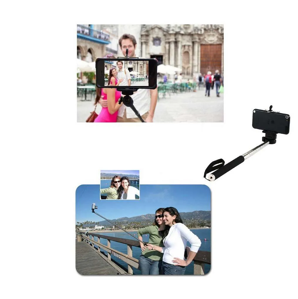 Universal Monopod Extendable Selfie Stick for Smartphones (iPhone, Samsung Galaxy, Google Nexus, HTC)