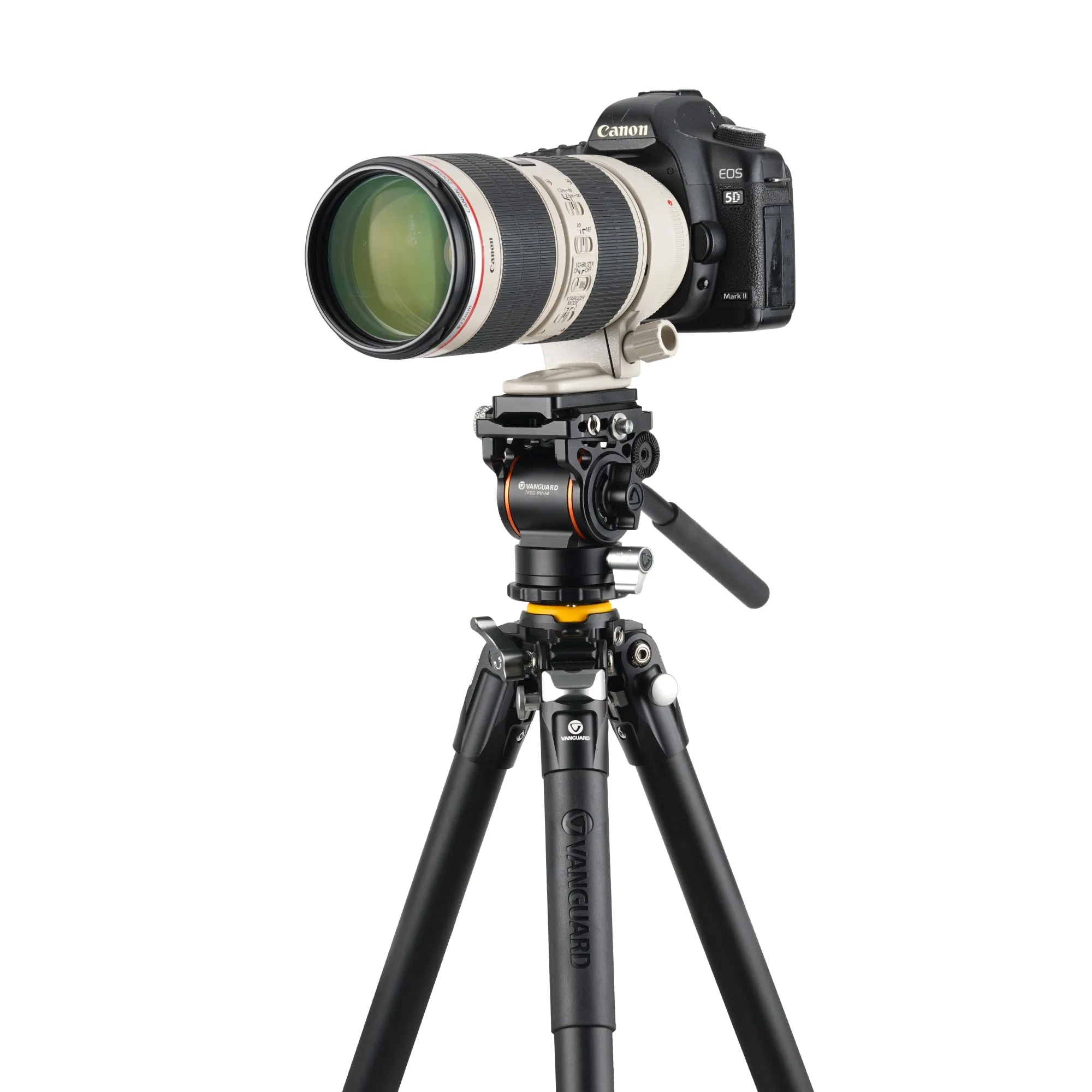 VEO 5 264AV-14 Aluminum Tripod with Counterbalancing Video Head for Cameras, Optics & Smartphones