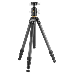 VEO 5 304CB-250S Carbon Tripod w/ Dual-Axis Ball Head for Cameras & Smartphones